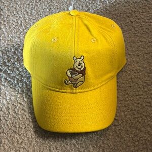 Disney Yellow Winnie the Pooh Cap NWT